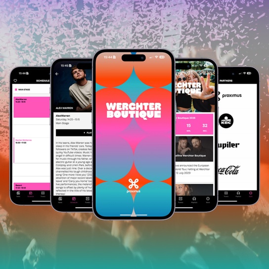 Download de Werchter Boutique-app!