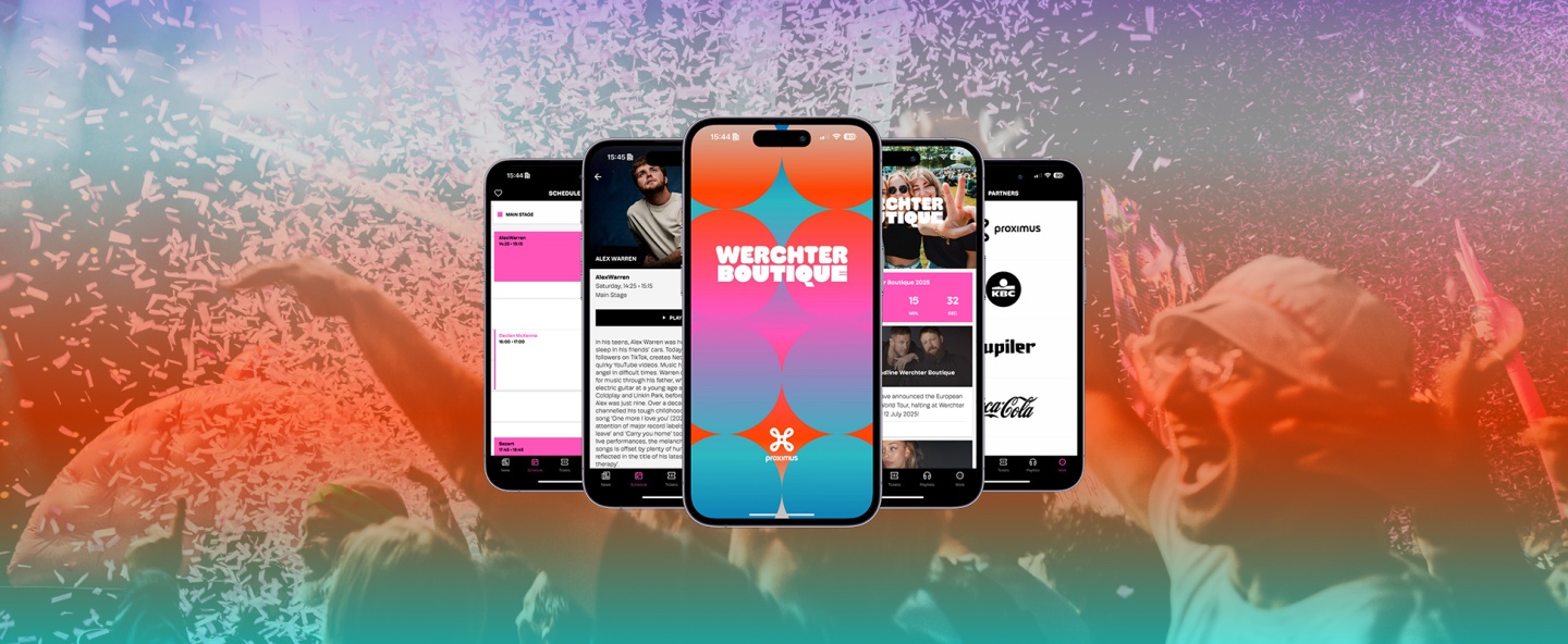 Download the Werchter Boutique mobile app!